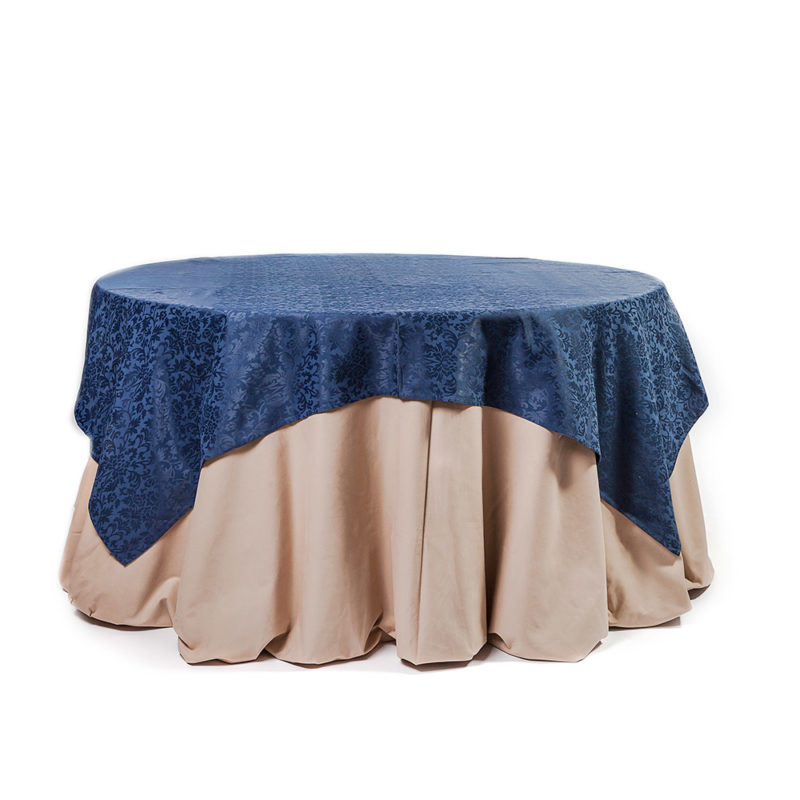 Sobremantel Jacquard Azul